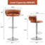 Tabouret de bar pivotant avec dossier Ginko-882844518-879315297
