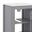 Meuble-lavabo de 20 po avec lavabo en céramique, tablette ajustable en U, support de porte, meuble-lavabo étroit-544438982