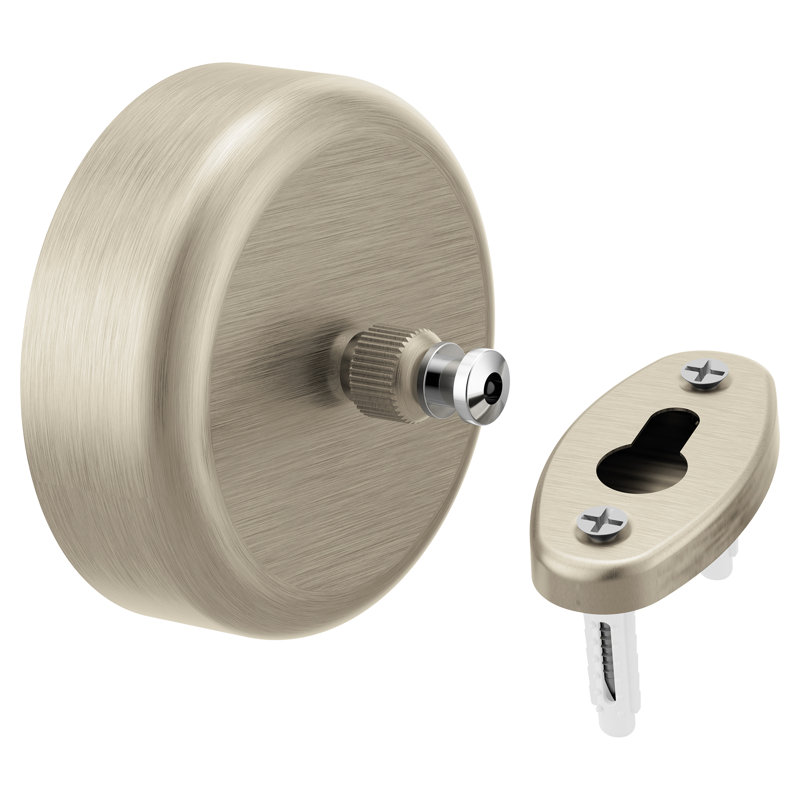 Moen Hotel/Motel Retractable Clothesline, Brushed Nickel