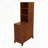End Table with 3 Drawers, Corner Table with 2 Open Shelves, Tall Side Table for Bedroom and Corner-1390244689