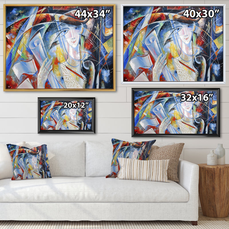 «Creative Inspiration from The Poet», reproduction sur toile, H 30 po x l 40 po, Cadre flottant noir
