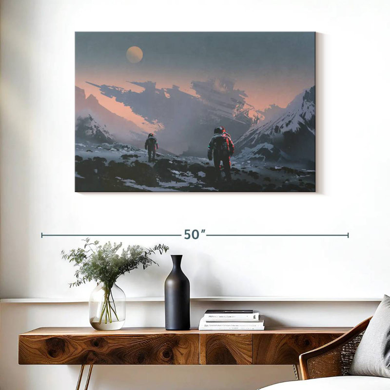 Oberle Astronauts, 26" H x 39" W