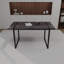 Ensemble de table de salle à manger en MDF et chaise de salle à manger 4 pièces, ensemble de table de salle à manger en bois de style médiéval-952526769-952526771-952526764