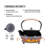 Alcott Hill® Dajua 28oz. Geometric Teapot Set