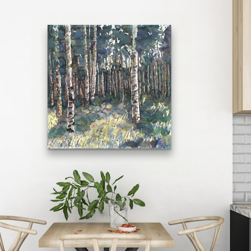 Birches - 32"x32" art on canvas