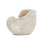 Pot décoratif Nautilus Shell - pot décoratif texturé beige sable et ciment 8,5 po-125533884