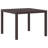vidaXL Garden Dining Set 3 pcs Brown Polypropylene