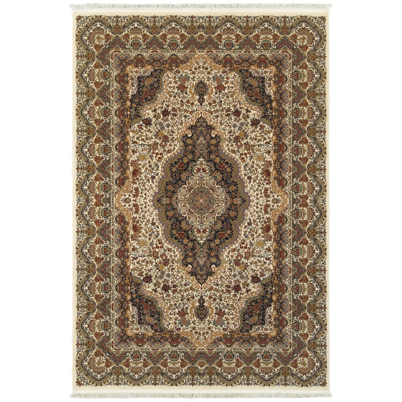 Knepp Oriental Indoor Rug, Rectangle 5'3" x 7'6"