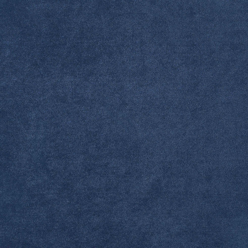 Table de chevet rembourrée à 2 tiroirs avec détails en velours et cristal, Blue