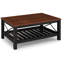 Solid Wood Coffee Table with Storage-822635703