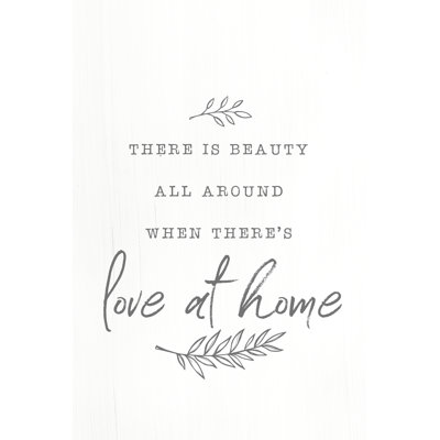 Love At Home - Wrapped Canvas Print
