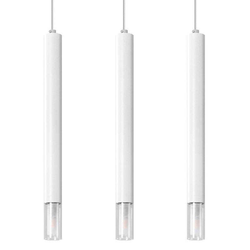 Aliezah 3 - Light Kitchen Island Pendant, Bialy