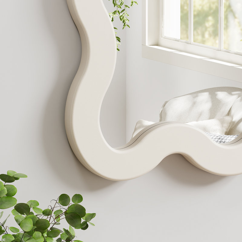 Miroir mural rectangulaire, Blanc chaud, 36 po x 24 po 
