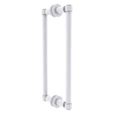 Poignée de porte de douche contemporaine 12 "dos à dos