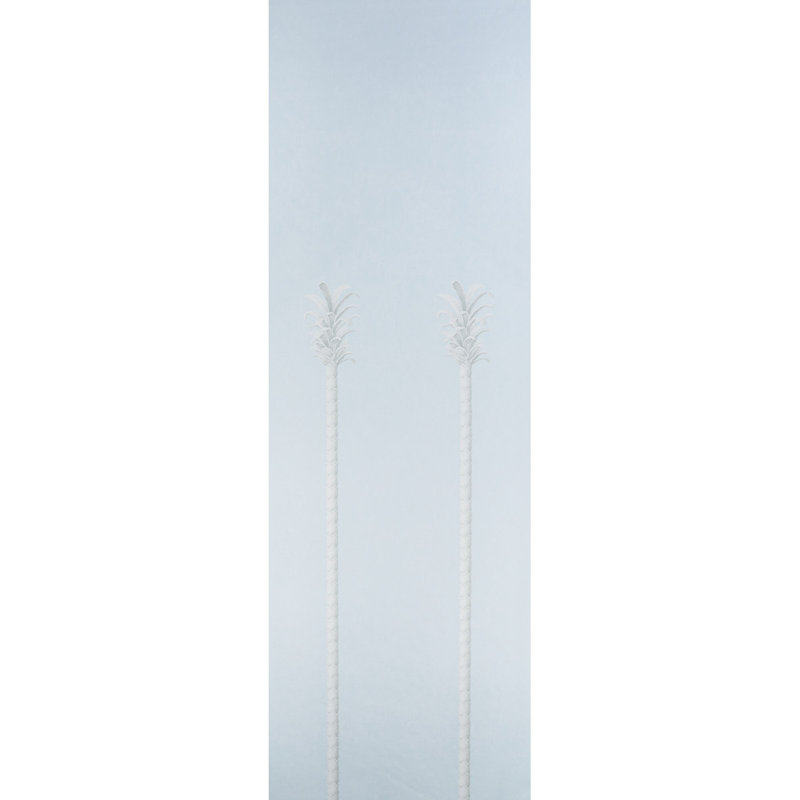 Schumacher x Miles Redd Villa Palm Panel, Alabaster