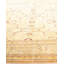 Tapis unique noué à la main beige Keller, 8 pi 1 po x 16 pi 10 po