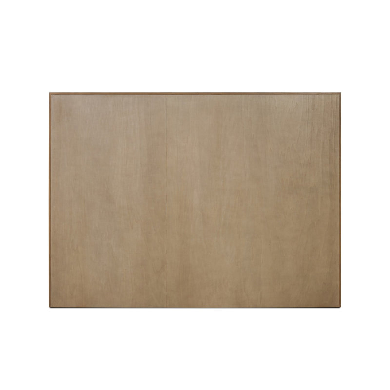 Leo Bed-Smoked Black-Queen, Rustic Light Natural Oak, Queen
