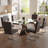 Naleya Metal Base Dining Table-495000942