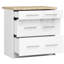 OLIWIA kitchen base cabinet in white, glossy white Base Unit