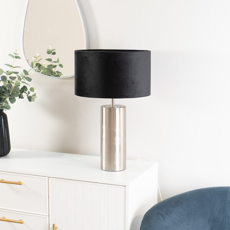 Analyah Metal Table Lamp, Black, Gold