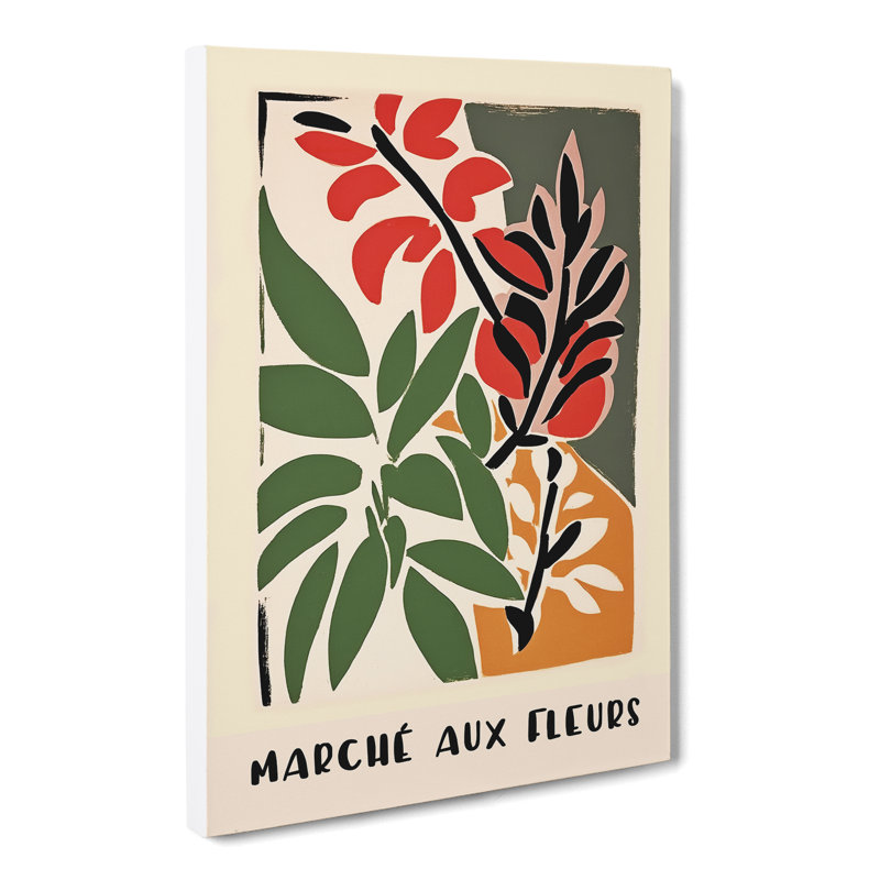 XMKTMKT-338 French Flower Market Exhibition No.5 - Wrapped Canvas Print, 50cm H x 35cm W x 3cm D