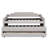 Upholstered Daybed With Trundle And Three Drawers-92200146