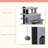 Adjustable Height 3 Step/4 Step Cat Stairs With Cat Scratching Post, Cat Condo