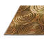 Tapis brun à motif géométrique-490304937