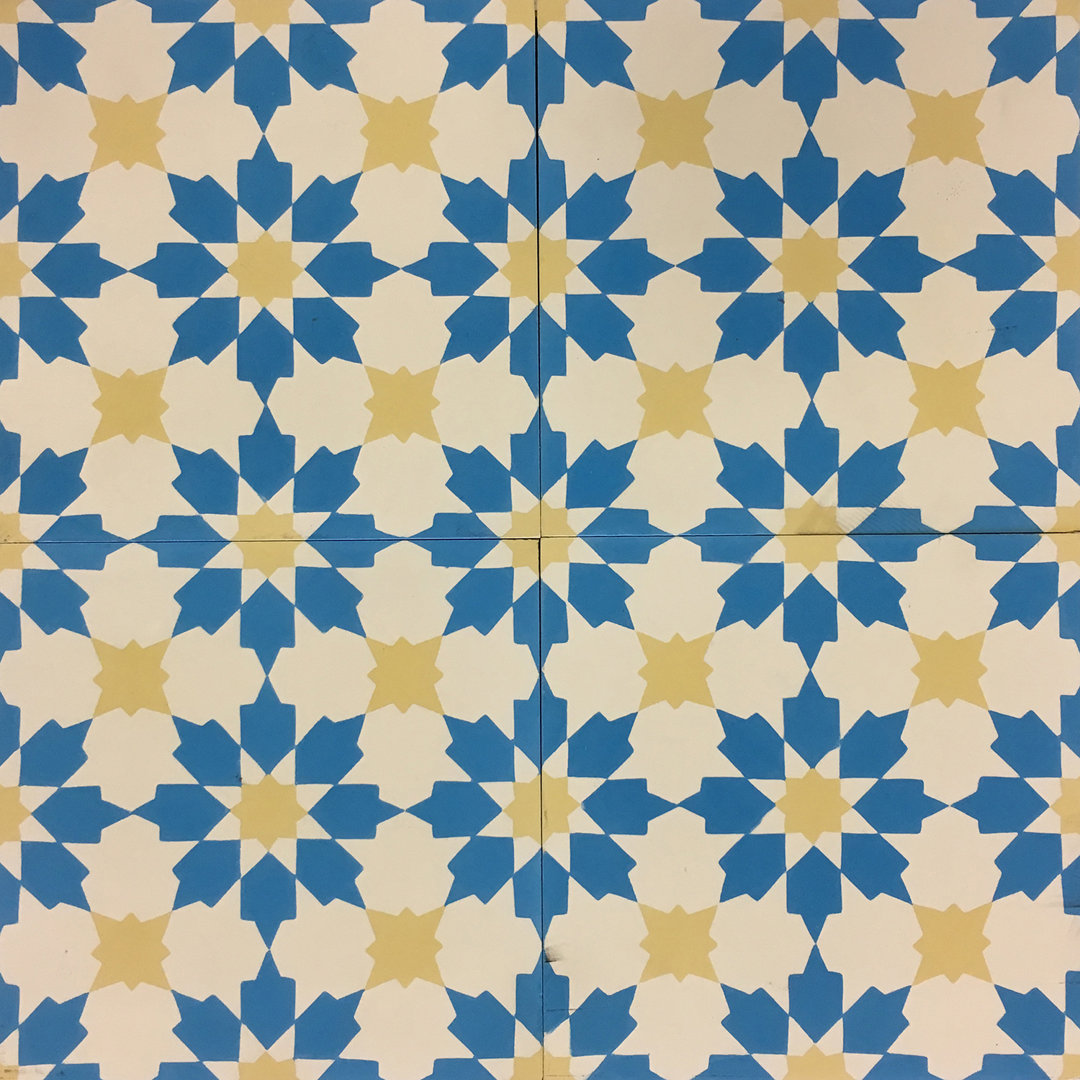 Cemento 8" x 8" Cement Patterned Wall & Floor Tile Medici & Co. 