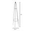 Support pour plantes grimpantes RHS Queen Obelisk Classic de 47 po en acier thermolaqué
