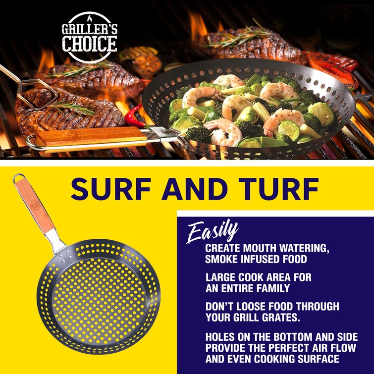 Blue Rhino Steel Non-stick Grill Pan in the Grill Cookware department at