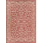 Tapis intérieur / extérieur rouge / beige tissé texturé Hagerman-127254230