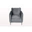 Chaise d'appoint, fauteuil avec pieds en métal