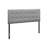 Bed, Headboard Only, Queen Size, Bedroom, Upholstered, Grey Leather Look, Transitional-20183089-20183093