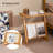 Acim Glass Top End Table Set