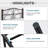Metal Bed Frame with Headboard Heavy Duty Strong Steel Slat Support Platform Twin Size Bed No Box Spring Needed, Easy Assembly, Black-1600606986-1610027482