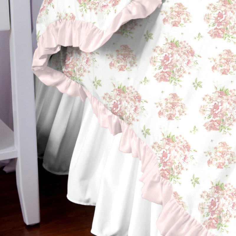 Polyester Percale Floral Duvet Cover, Twin Duvet Cover