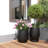 Signature Genthner 1-Piece Fiberstone Tapered Planter For Indoor/Outdoor-1608764906-1608764904