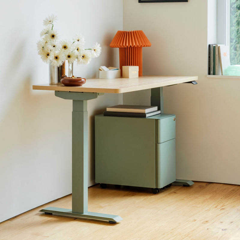 Small Filing Cabinet, Sage