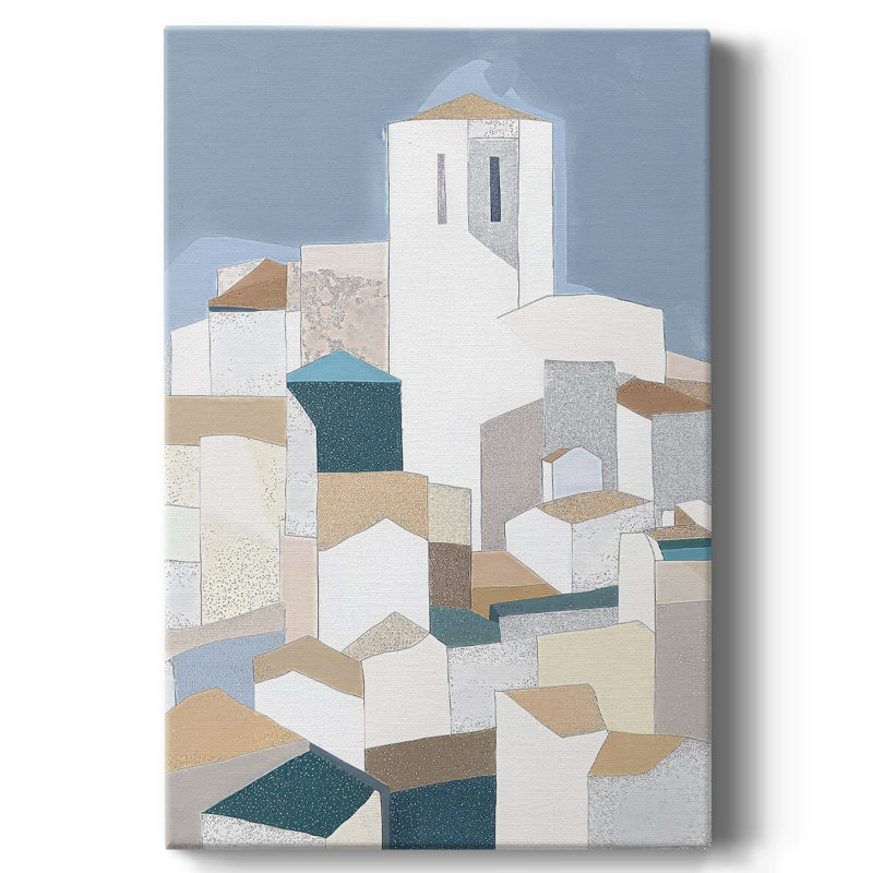 Toile tendue avec châssis abstrait XXXI, prête à être accrochée , H 18 po x l 12 po