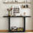 Minimalist Console Table With Curved Corners And U-base Design-1594347285