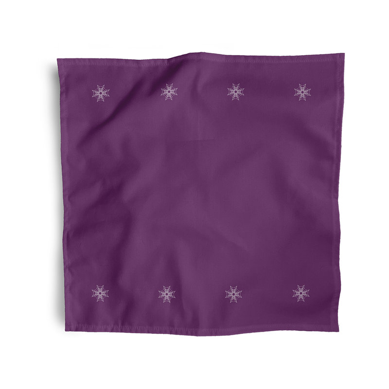 Krystoffer Web Art Napkins, Purple