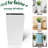 White Faux Planter With Automatic Watering For Gardens Large Function Outdoor & Indoor