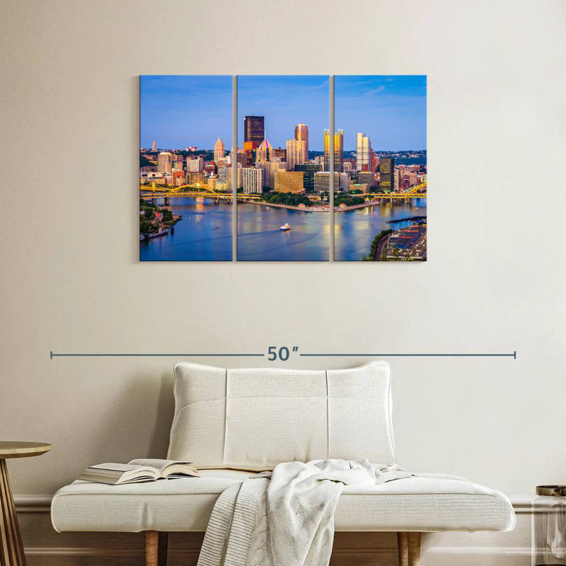 Sireci Pittsburgh Sireci View, 24" H x 38" W