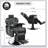 Heavy Duty Reclining Barber Chair With 360° Swivel, Height Adjustable, And Robust Frame For Professional Salon Use