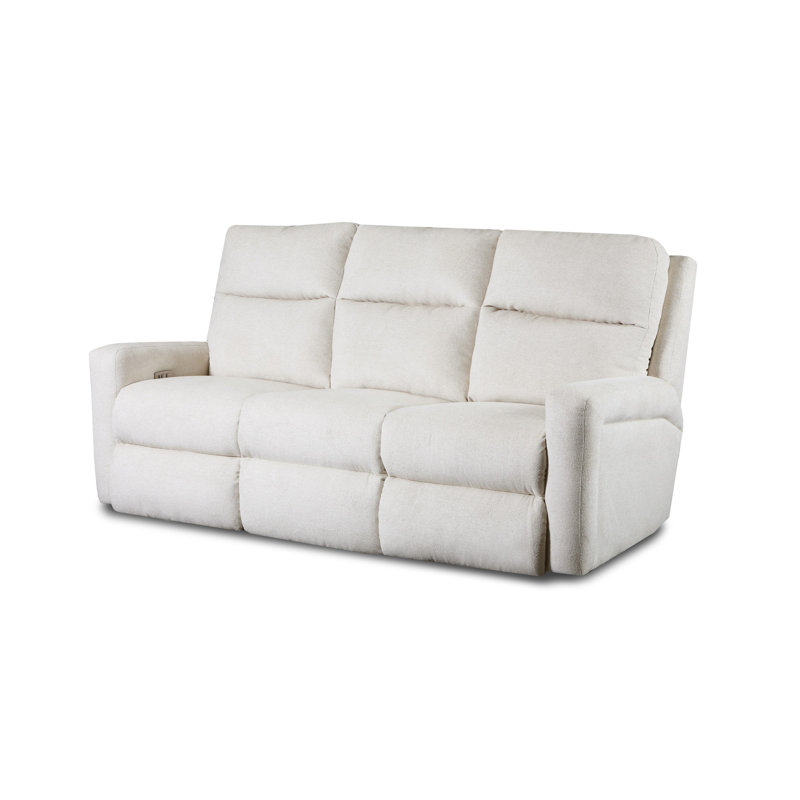 Metro 83'' Reclining Sofa, Eastwood Slate, Power Headrest with Next Level