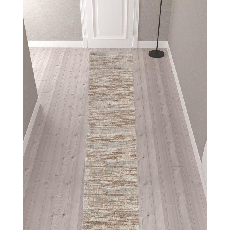 Robbe Abstract Area Rug, Runner 2'2" x 20'