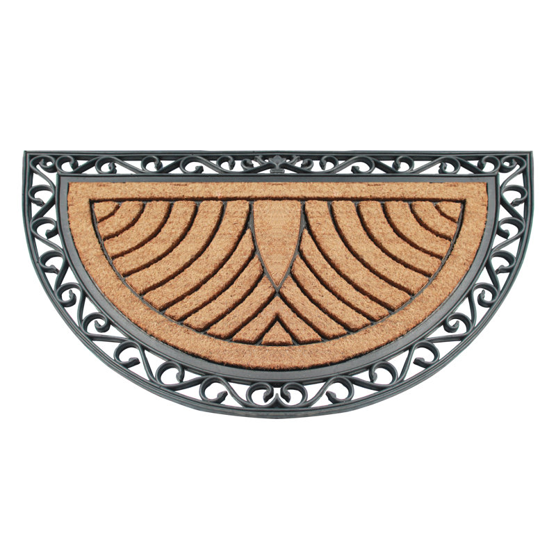 Paillasson Nedlands Natural Poirley Border, Black