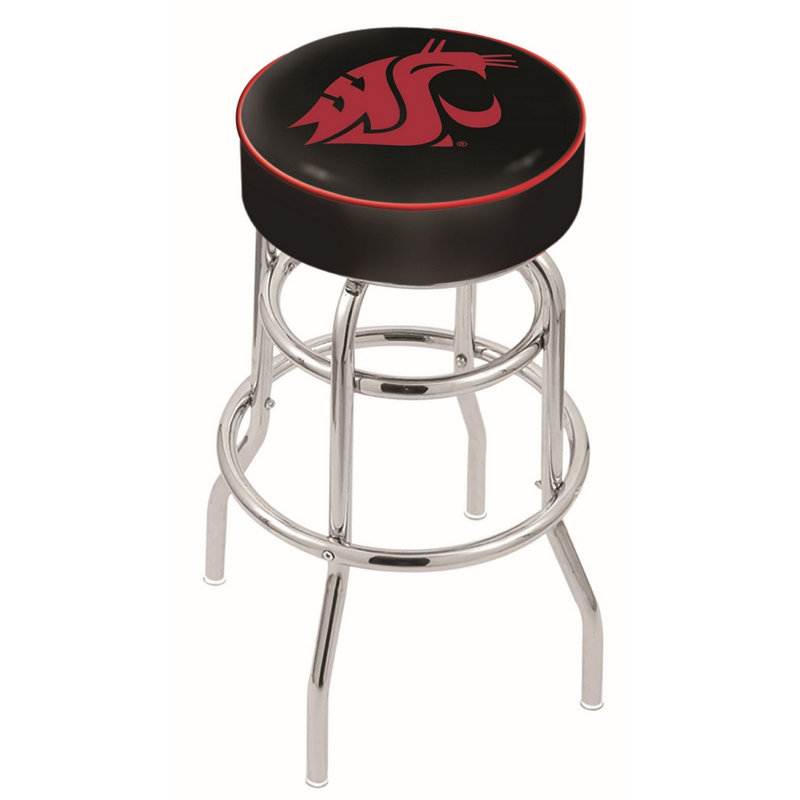 NCAA Swivel Bar & Counter Stool, Bar Stool (30" Seat Height), Washington State