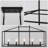 5 - Light Dimmable Kitchen Island Square / Rectangle Chandelier-1778376140-1809068610